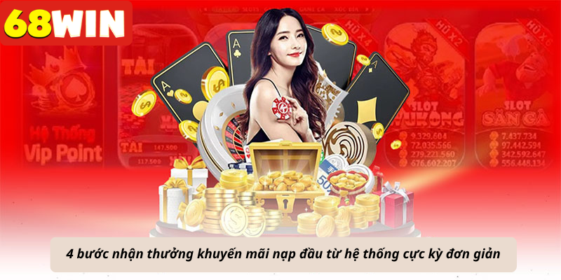 4 bước nhận thưởng khuyến mãi nạp đầu từ hệ thống cực kỳ đơn giản