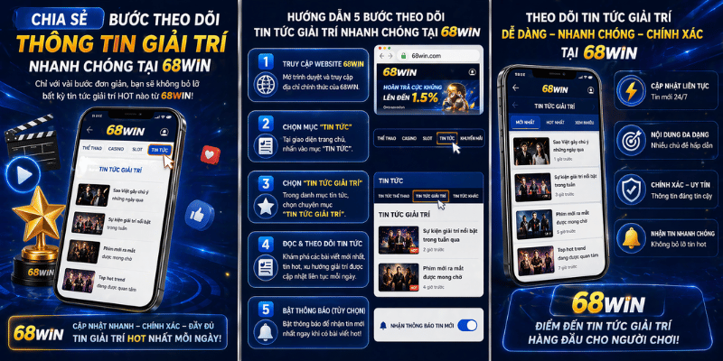 Chia sẻ bước theo dõi thông tin giải trí nhanh chóng