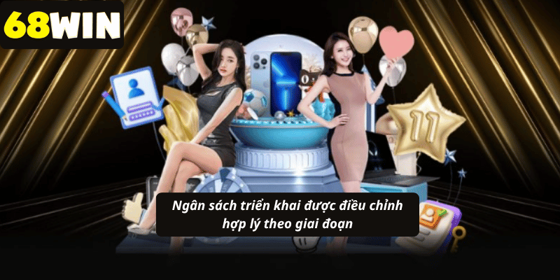 Ngân sách triển khai được điều chỉnh hợp lý theo giai đoạn