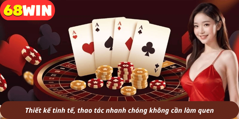 Thiết kế tinh tế, thao tác nhanh chóng không cần làm quen