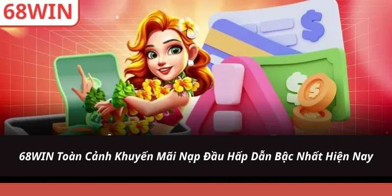 68WIN Toàn Cảnh Khuyến Mãi Nạp Đầu Hấp Dẫn Bậc Nhất Hiện Nay