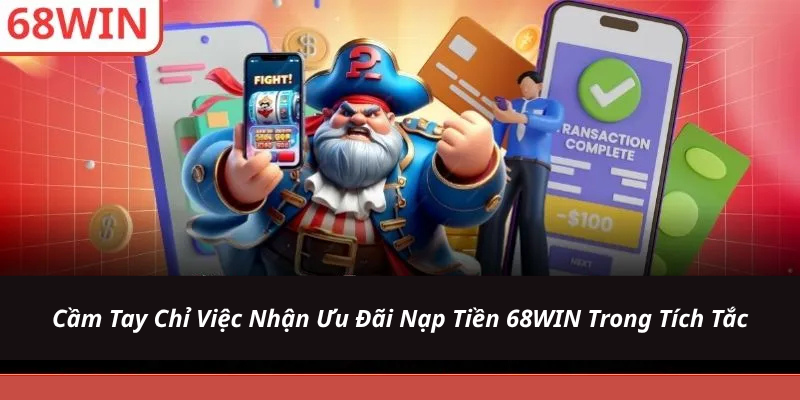 Cầm Tay Chỉ Việc Nhận Ưu Đãi Nạp Tiền 68WIN Trong Tích Tắc