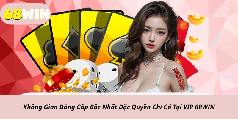 Không Gian Đẳng Cấp Bậc Nhất Đặc Quyền Chỉ Có Tại VIP 68WIN