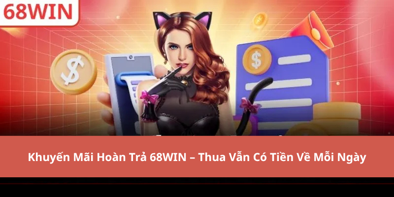 Khuyến Mãi Hoàn Trả 68WIN – Thua Vẫn Có Tiền Về Mỗi Ngày