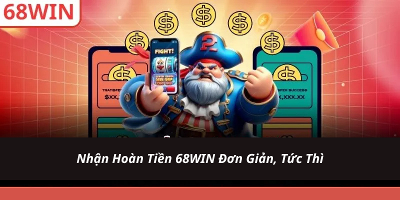 Nhận Hoàn Tiền 68WIN Đơn Giản, Tức Thì